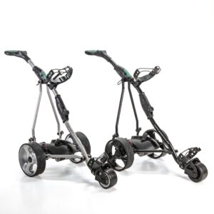 Carro eléctrico ed golf: Greencaddy Classic Negro Y Plata