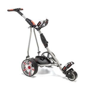 Carro eléctrico de golf: Greencaddy Pro Sport Plata Rojo